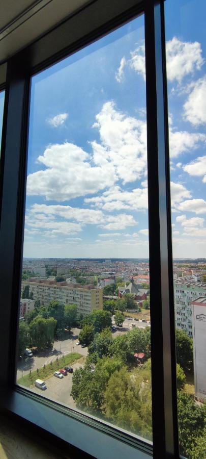 Apartmán Aleda Tower, 14 Floor, Balkon Štetín Exteriér fotografie