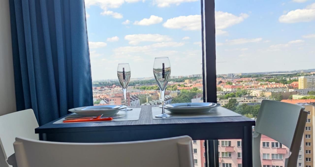 Apartmán Aleda Tower, 14 Floor, Balkon Štetín Exteriér fotografie