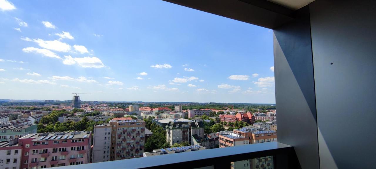 Apartmán Aleda Tower, 14 Floor, Balkon Štetín Exteriér fotografie