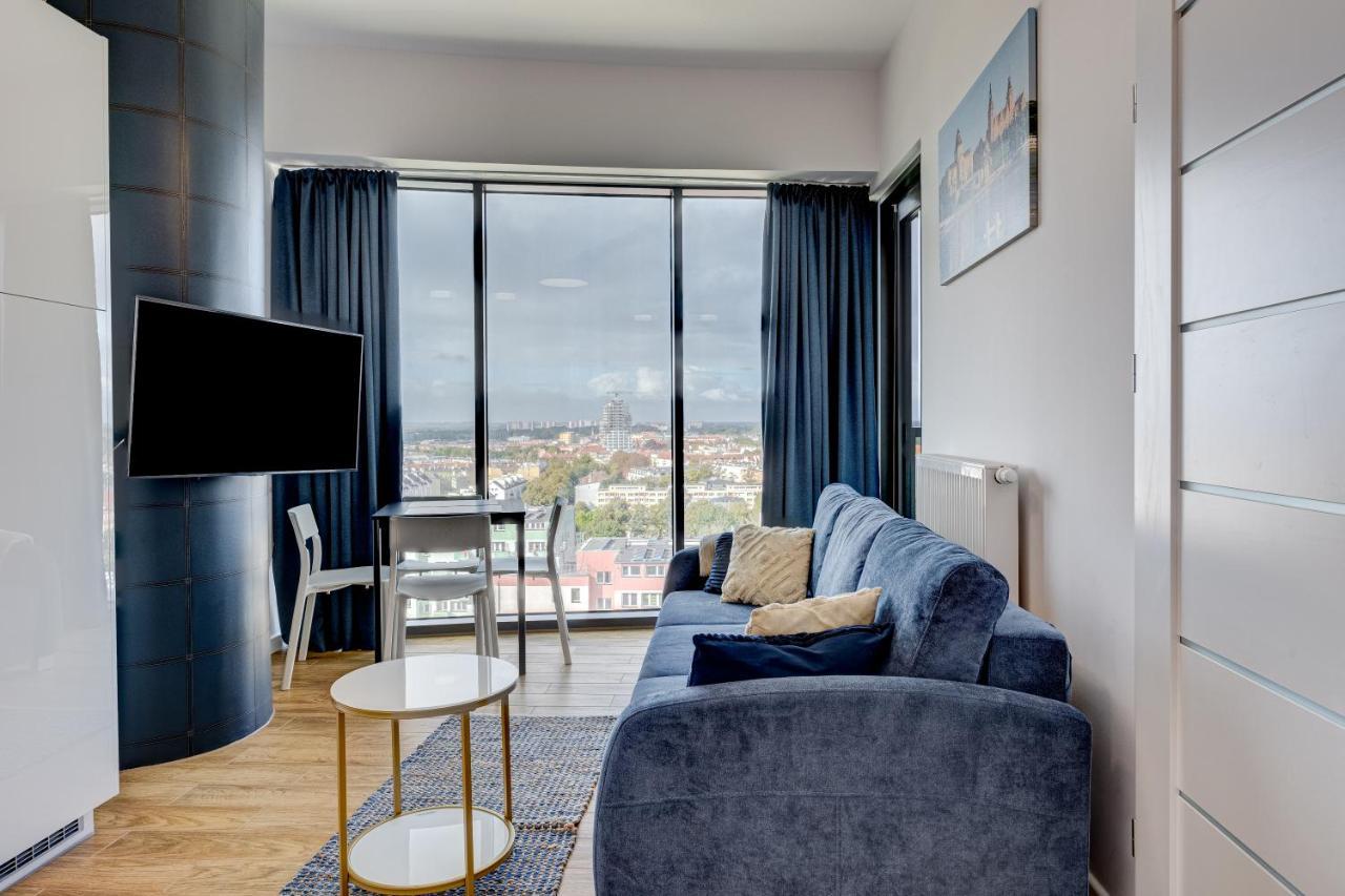 Apartmán Aleda Tower, 14 Floor, Balkon Štetín Exteriér fotografie
