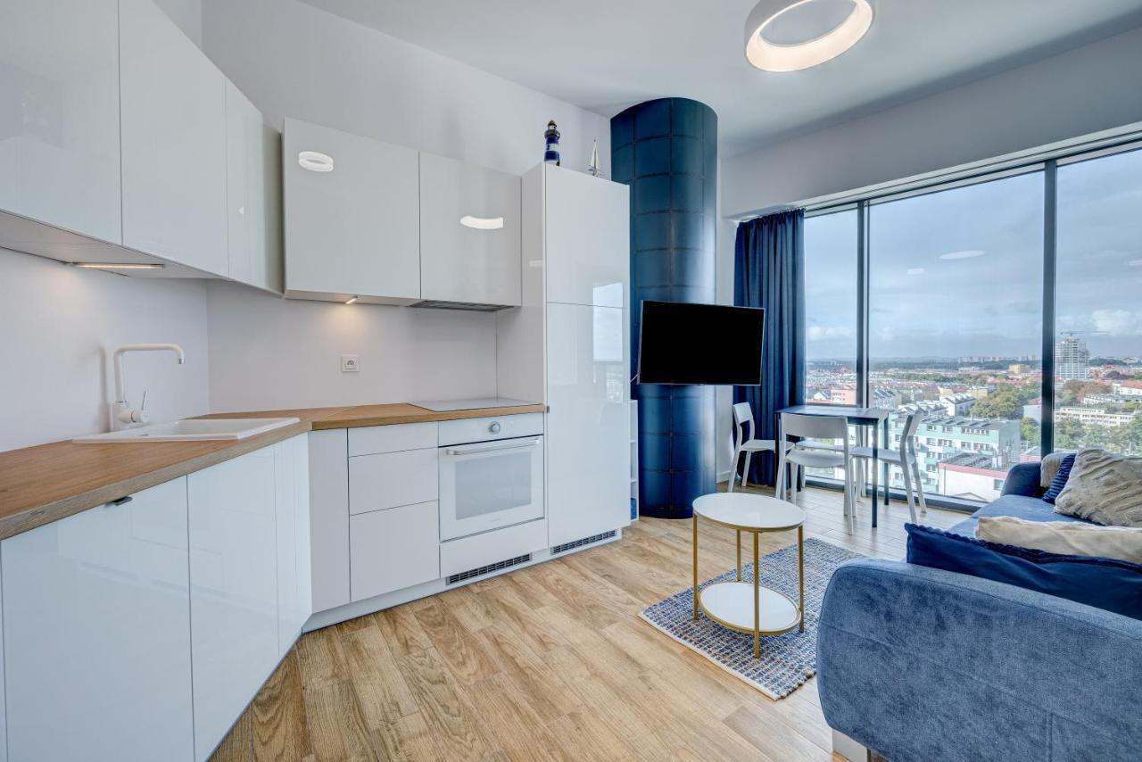 Apartmán Aleda Tower, 14 Floor, Balkon Štetín Exteriér fotografie