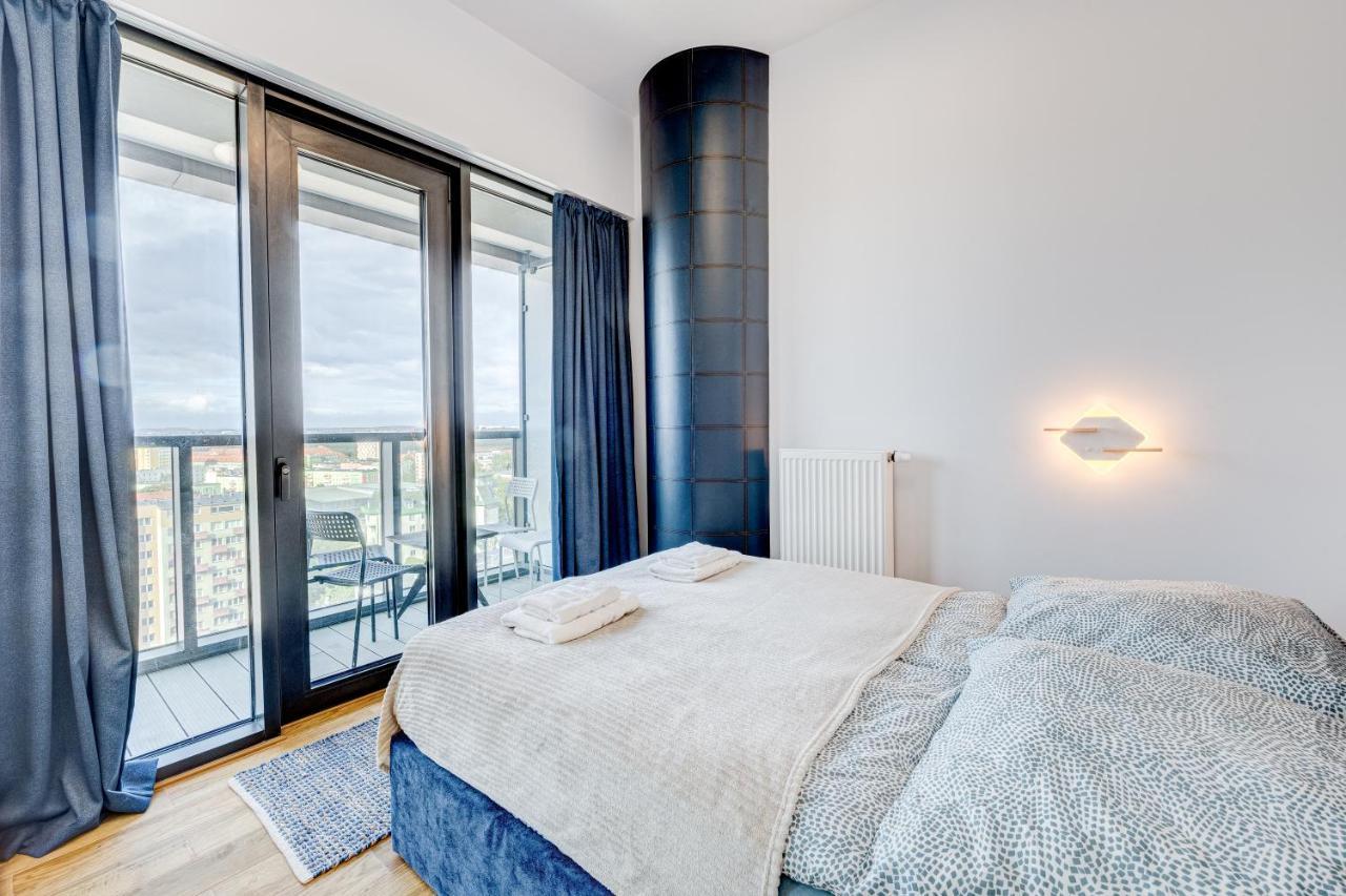 Apartmán Aleda Tower, 14 Floor, Balkon Štetín Exteriér fotografie