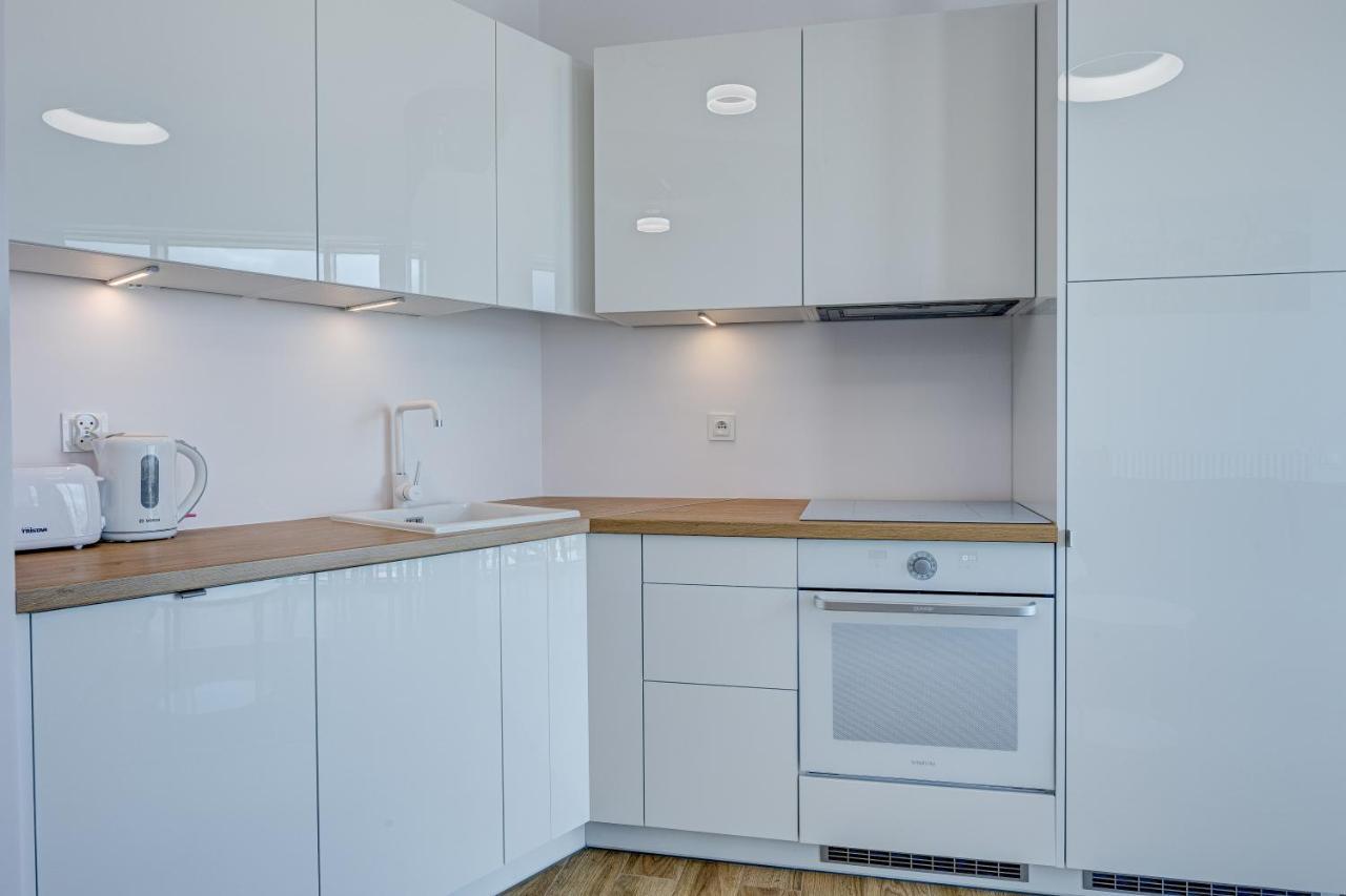 Apartmán Aleda Tower, 14 Floor, Balkon Štetín Exteriér fotografie