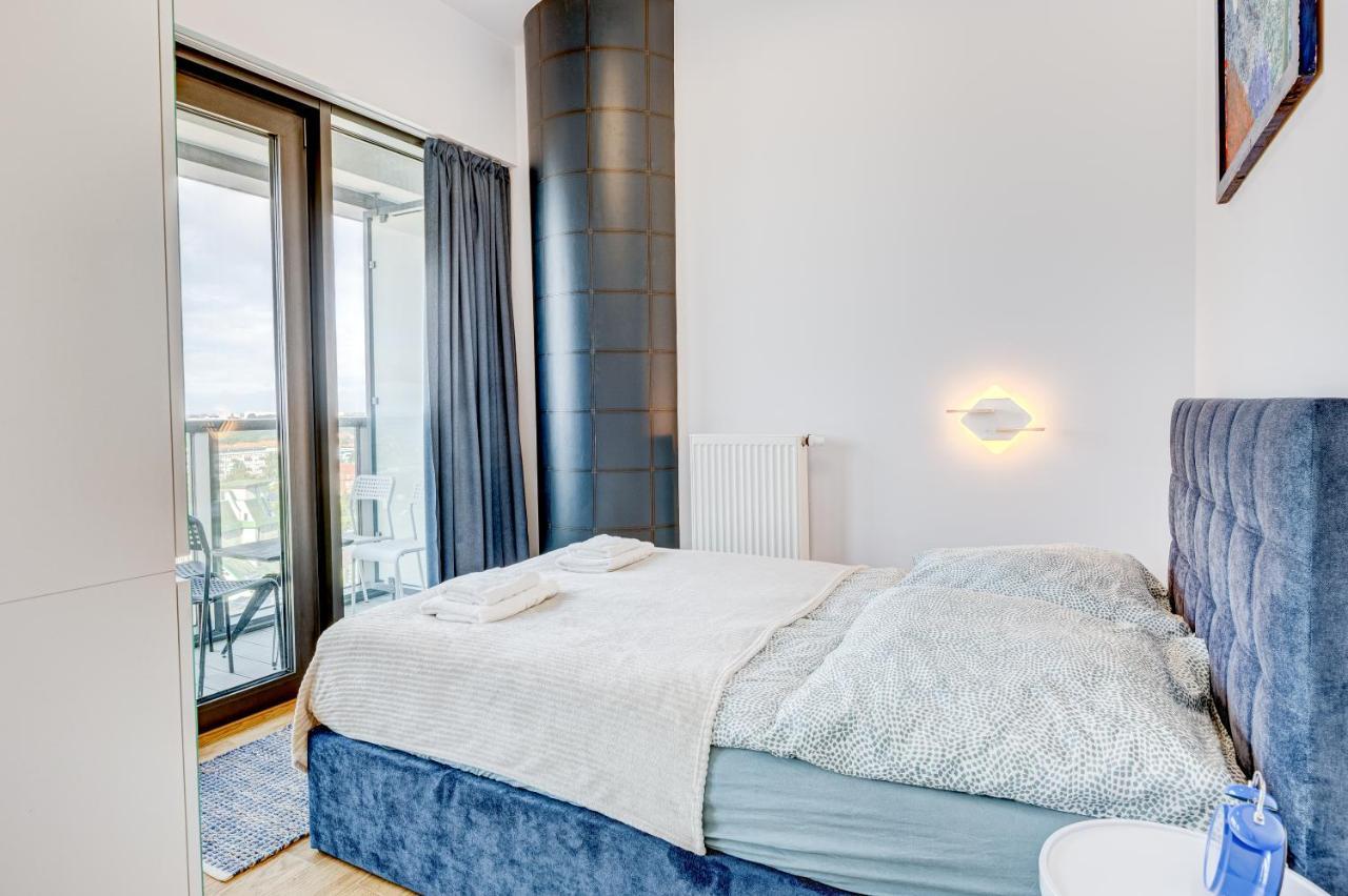 Apartmán Aleda Tower, 14 Floor, Balkon Štetín Exteriér fotografie